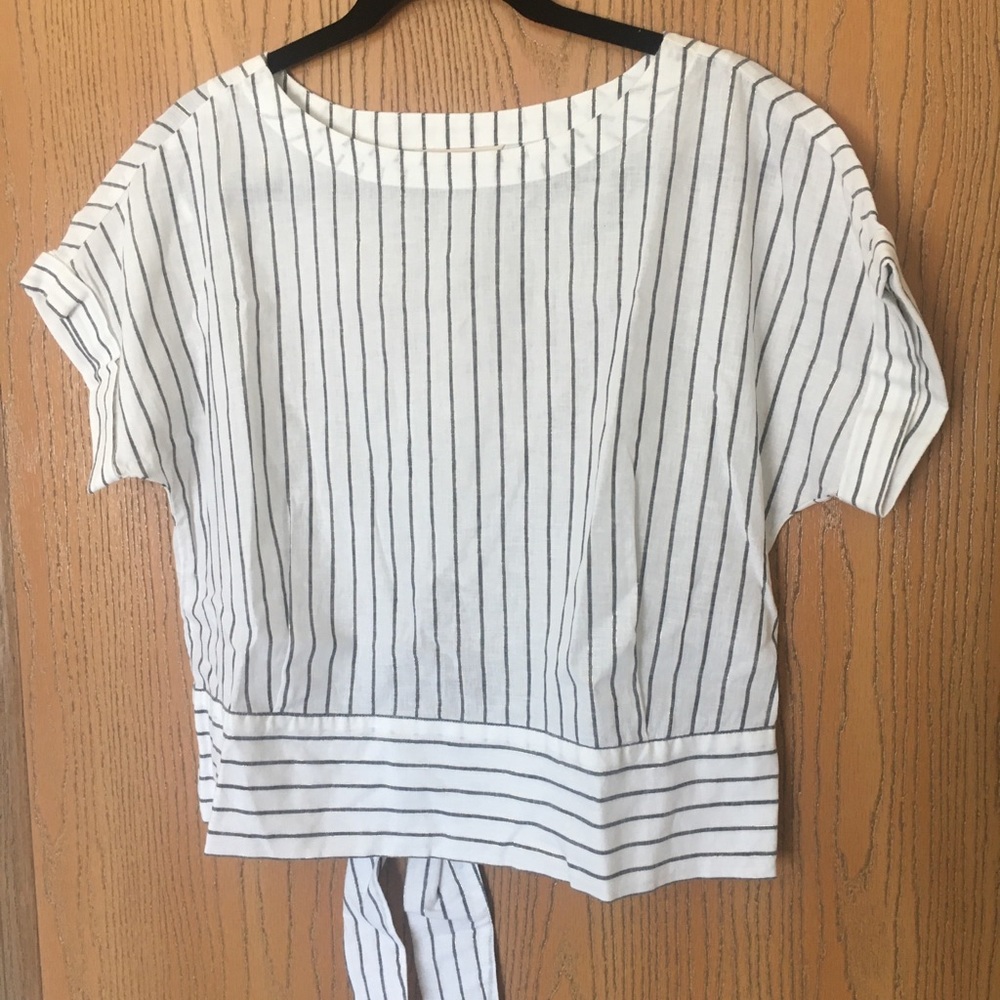 Brooks brothers top with bow NEW